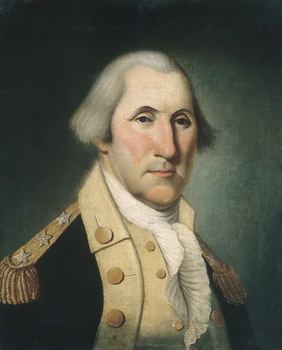 George Washington by Charles Peale Polk, artwork, 1787-1790