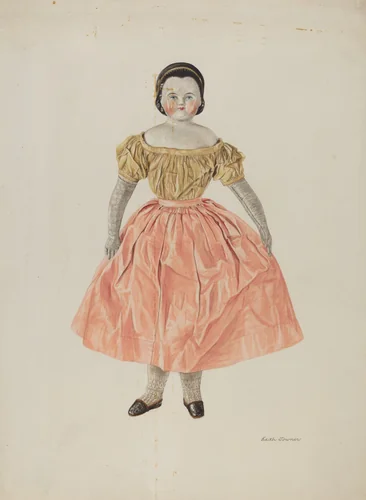Doll - "Annie Sampson" by Edith Towner, index of american design, 1940