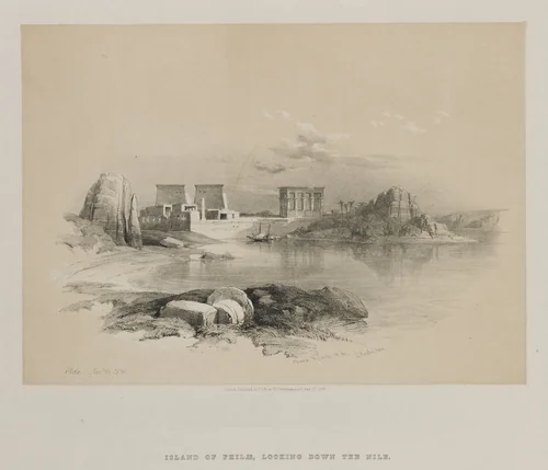 Egypt and Nubia, Volume II: Philae by Louis Haghe, print, 1848