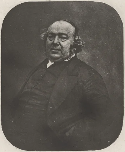 Portrait of Jules Janin, after Nadar by Charles Nègre, photograph, 1857