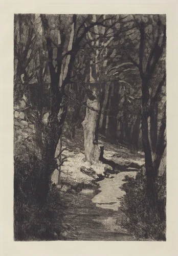 Im Walde (In the Forest) by Max Klinger, portfolio, 1883