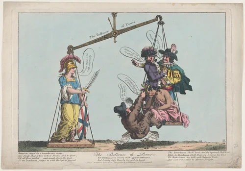 The Ballance [sic] of Power by R. S., print, 1781