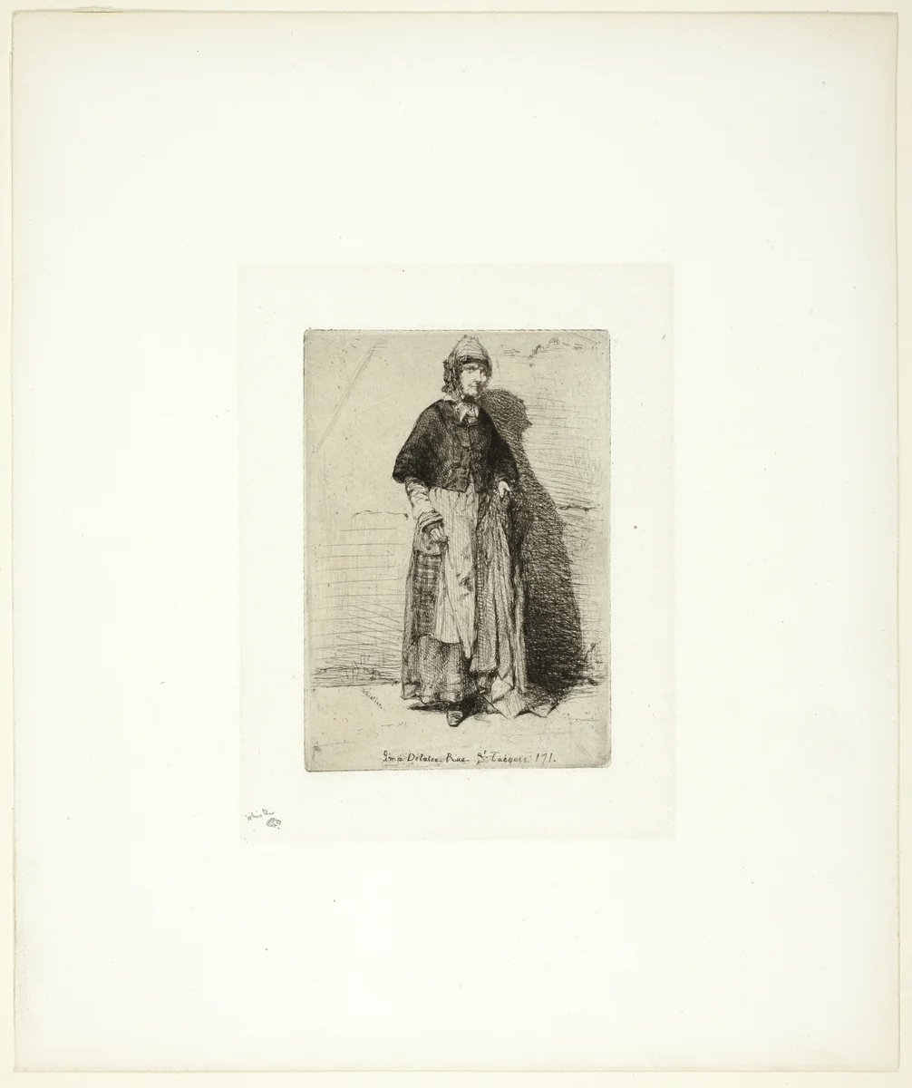 La Mère Gérard by James McNeill Whistler, print, 1858