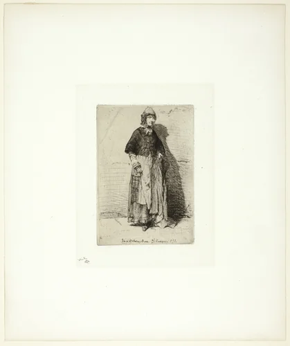 La Mère Gérard by James McNeill Whistler, print, 1858