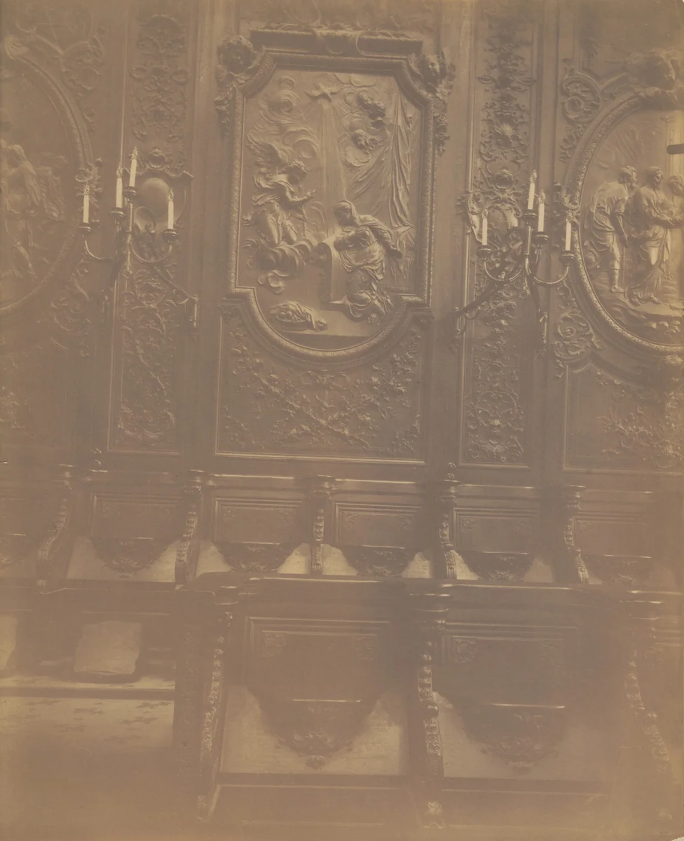 Notre-Dame (Stalles) by Eugène Atget, photograph, 1905