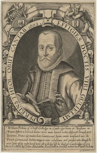 William Perkins, D.D. by Renold Elstrack, print, 1571-1625