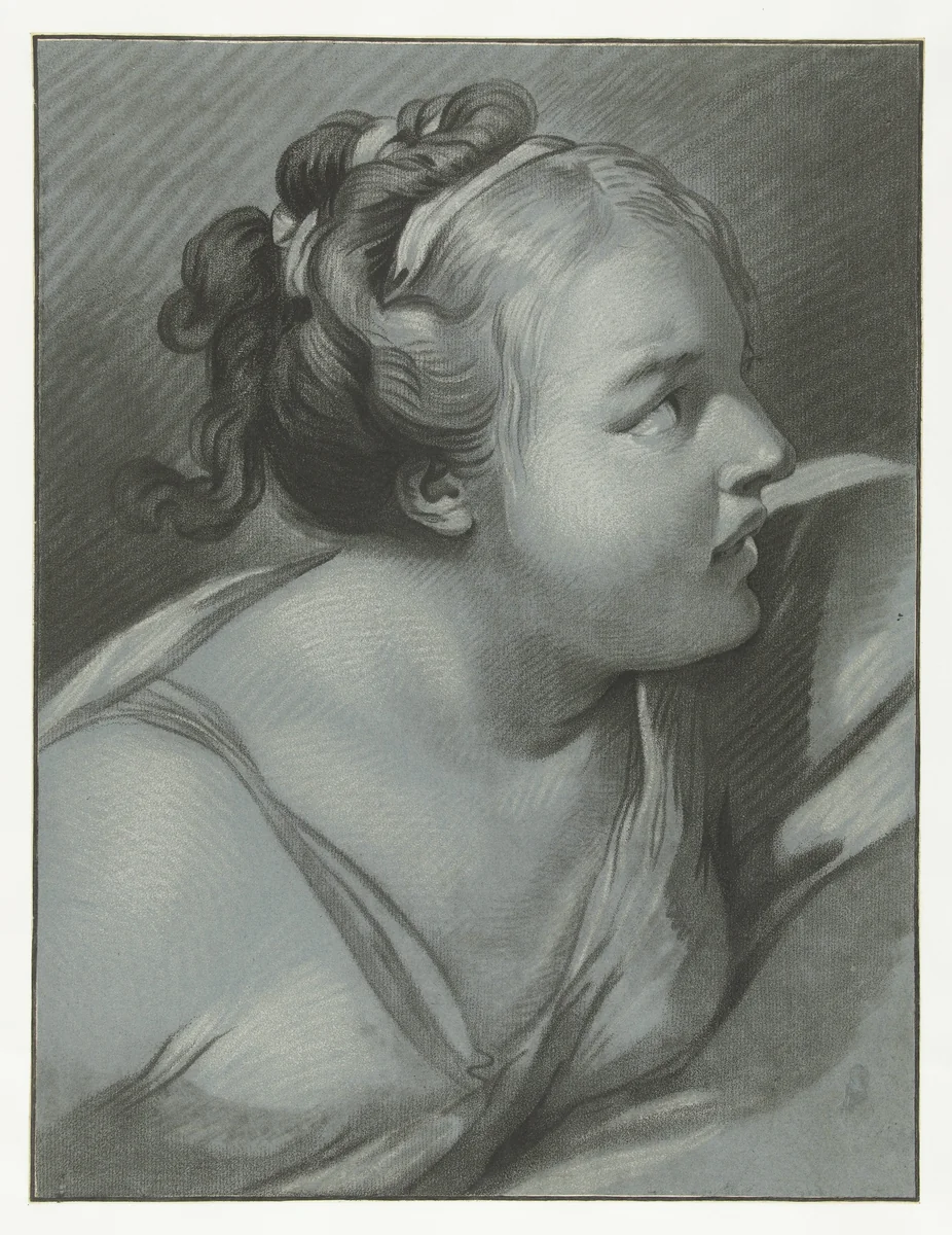 Vrouw van Potifar by Louis Marin Bonnet, print, 1769