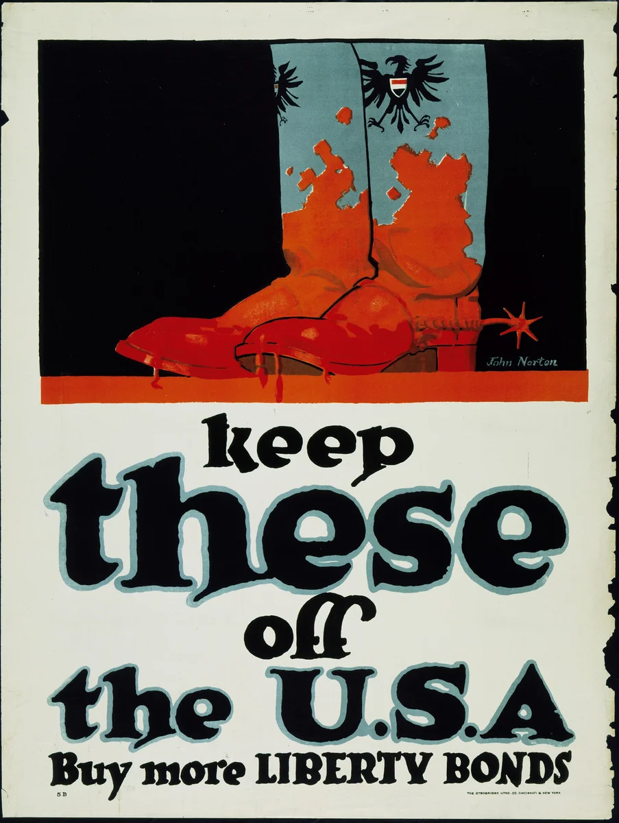 Keep These Off the U.S.A by John Warner Norton, design, 1918