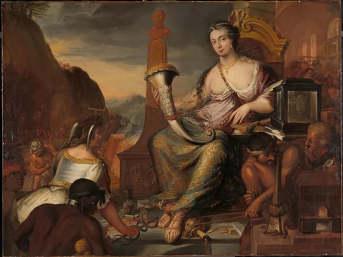 Allegory of Coinage by Romeyn de Hooghe, painting, 1670-1708