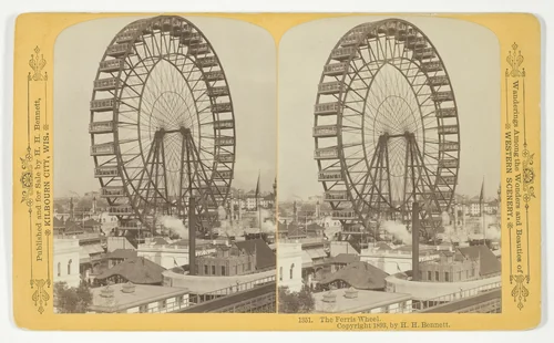 The Ferris Wheel by Henry Hamilton Bennett, photograph, 1893