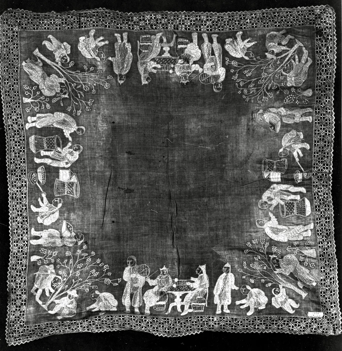 Handkerchief by Philippines, textile, 1801-1900