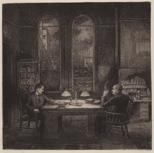 The Cowardice of Pratt by American 20th Century, print, 1910