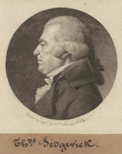 Theodore Sedgwick by Charles B. J. Févret de Saint-Mémin, print, 1801