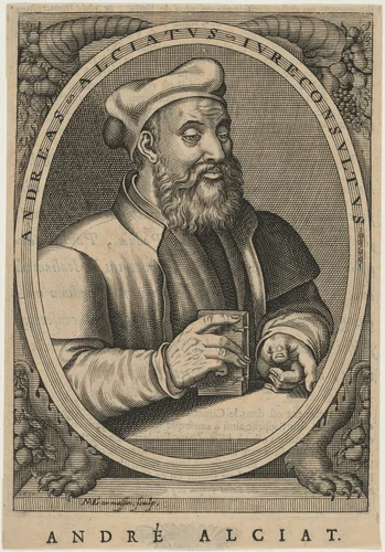 Andrea Alciati by Nicolas de Larmessin IV, print, 1684-1755