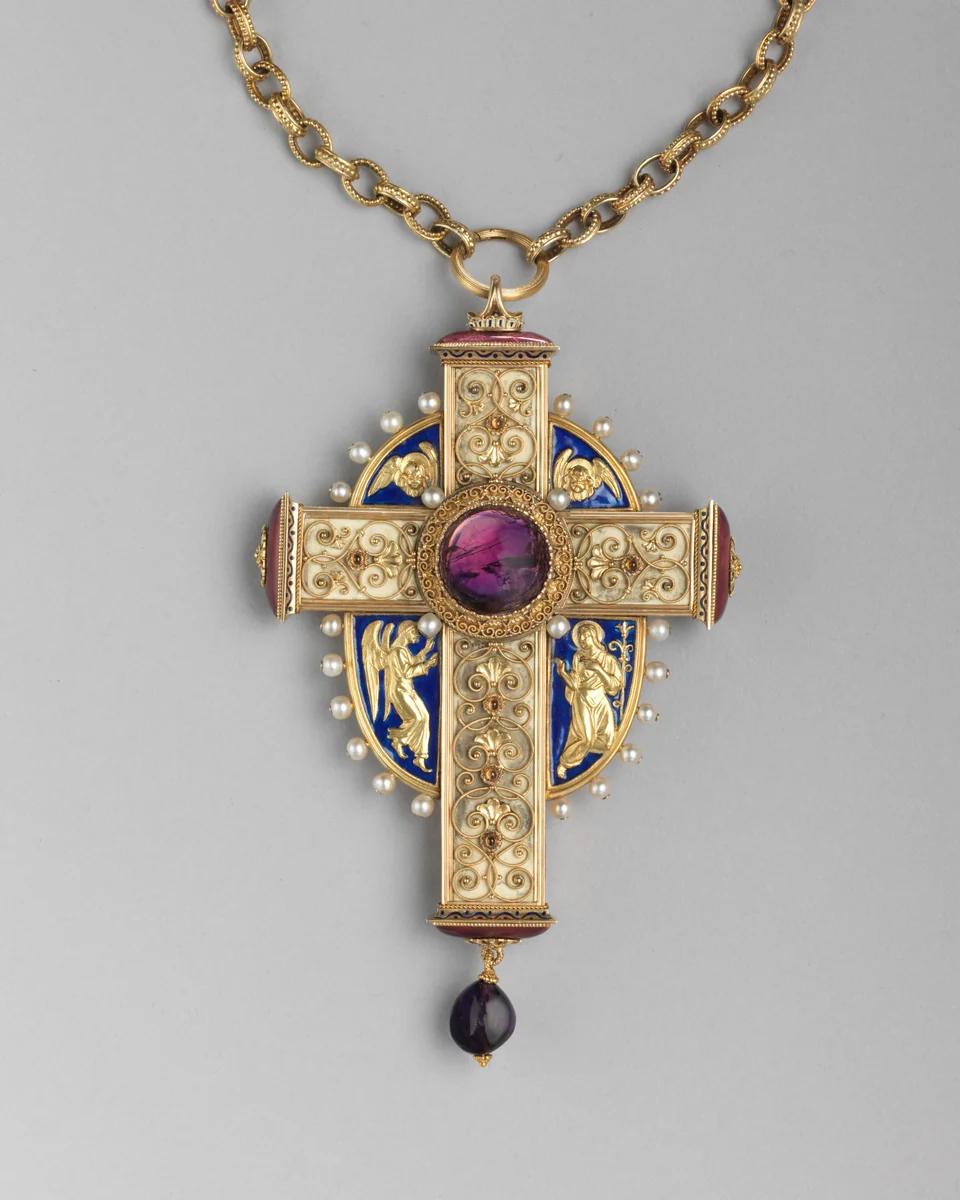Pectoral cross by Hemmerle, metalwork, 1895-1905