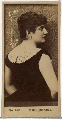 Card Number 152, Mrs. Roach, from the Actors and Actresses series (N145-6) issued by Duke Sons & Co. to promote Duke Cigarettes by W. Duke, Sons & Co., photograph, 1880-1889