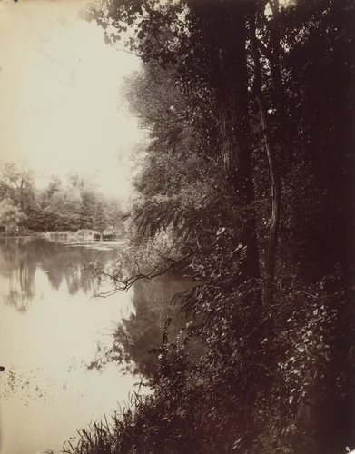 Étang du Plessis-Piquet by Eugène Atget, photograph, 1919