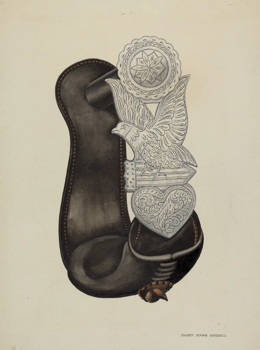 Stirrup by Harry Mann Waddell, index of american design, 1940
