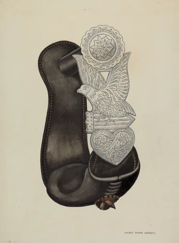 Stirrup by Harry Mann Waddell, index of american design, 1940