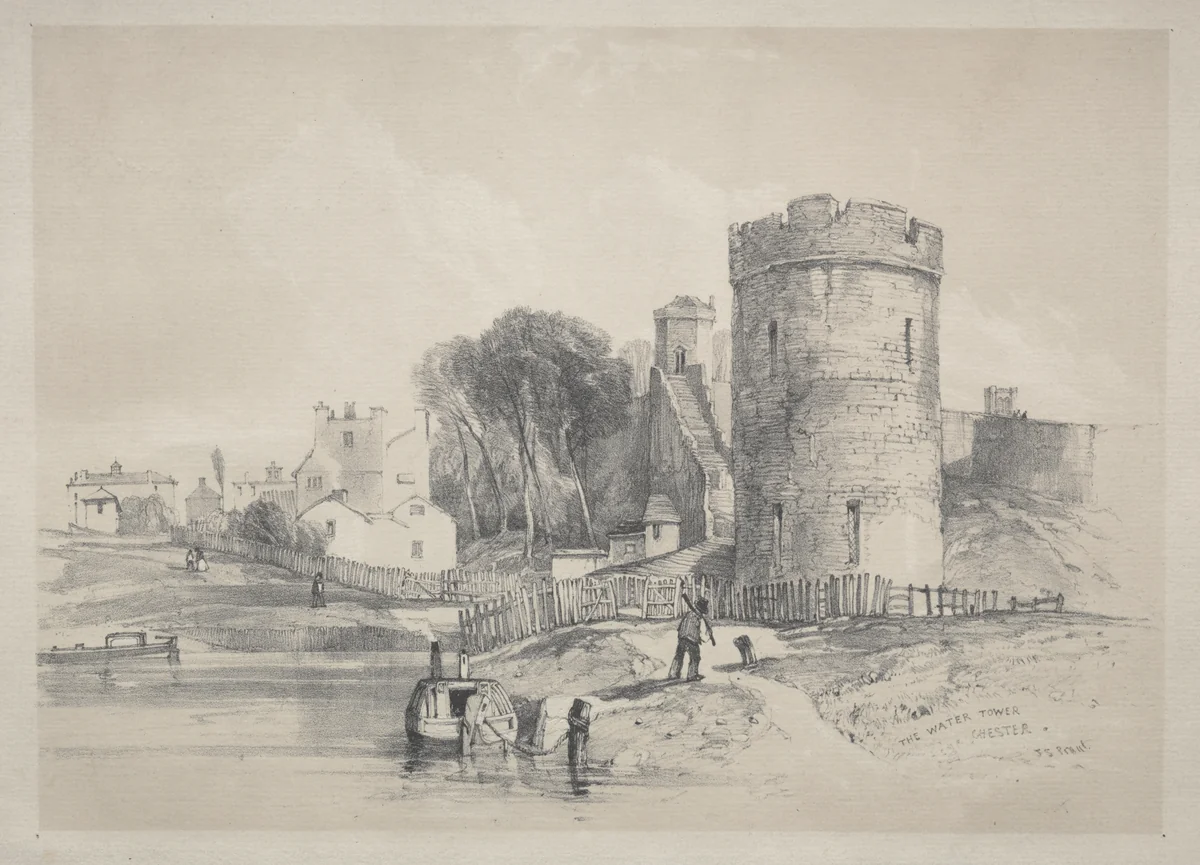 The Water Tower, Chester by John Skinner Prout, print
