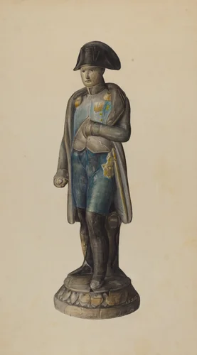 Figure of Napolean by Mina Lowry, index of american design, 1938
