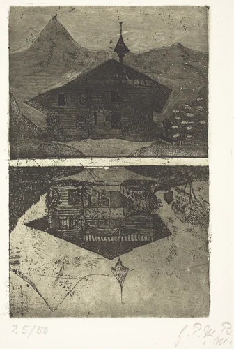 Chalet by Paula Modersohn-Becker, print, 1899