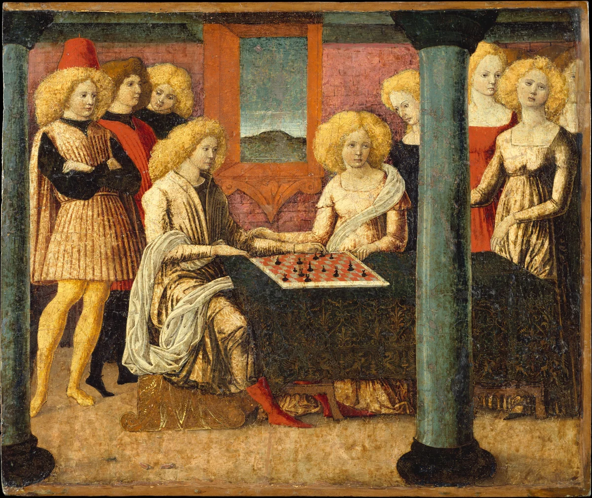 The Chess Players by Liberale da Verona, painting, 1470-1480