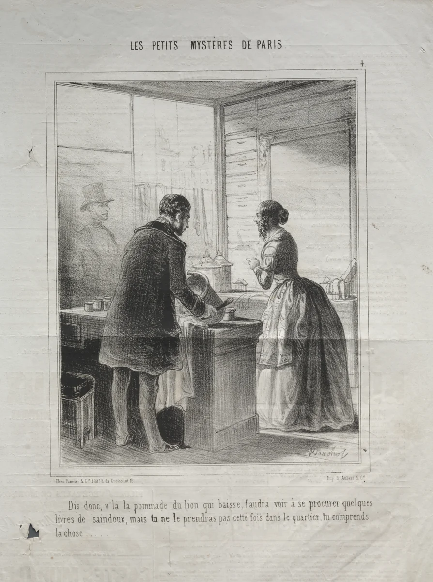 Les Petits mystères de Paris: No. 4 by Frédéric Bouchot, print, 1820-1880