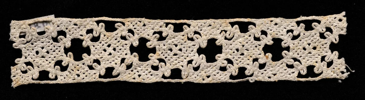 Bobbin Lace Insertion by Unknown, textile, 1580-1599
