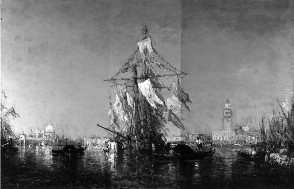 Fête de Saint Marc, Venise by Félix Ziem, painting, 1801-1899