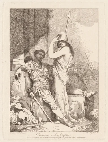 Conversing with a Captive by Robert Blyth
John Hamilton Mortimer, print, 1779