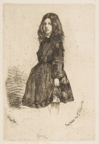 Annie by James McNeill Whistler, print, 1858