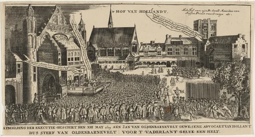 Execution of Johan van Oldenbarneveldt by Unknown 19th Century, print, 1800-1899
