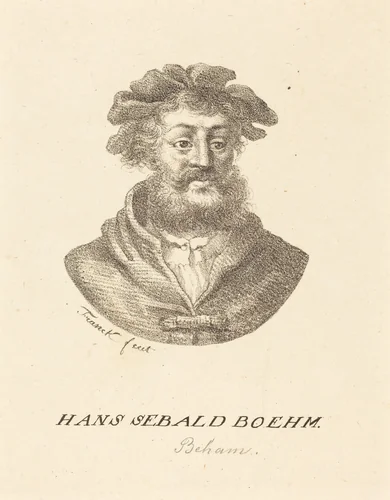 Hans Sebald Beham by Alfred von Franck, print, 1808-1884
