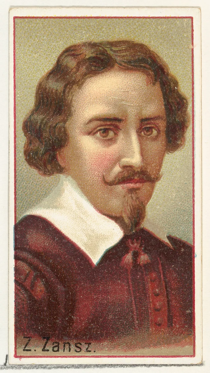 Z. Zansz, printer's sample for the World's Inventors souvenir album (A25) for Allen & Ginter Cigarettes by Allen & Ginter, print, 1888