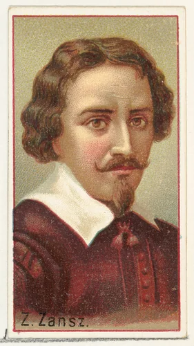 Z. Zansz, printer's sample for the World's Inventors souvenir album (A25) for Allen & Ginter Cigarettes by Allen & Ginter, print, 1888