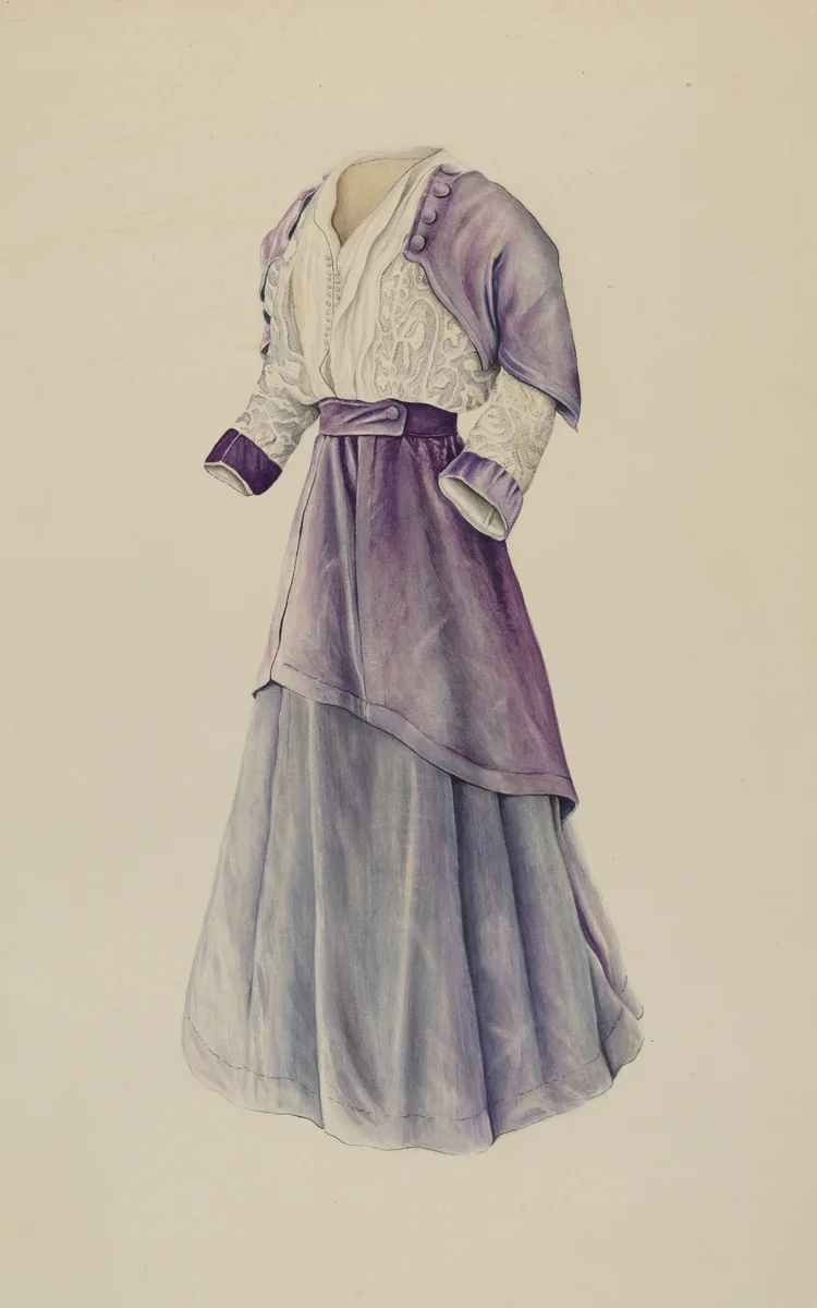 Afternoon Gown by Ray Price, index of american design, 1936