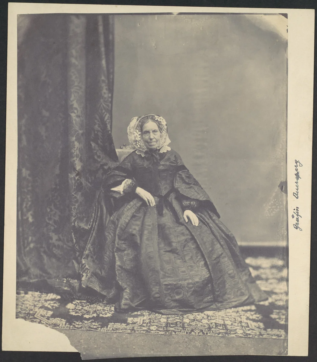 Gröfin Auersperg by Franz Antoine, photograph, 1850-1869