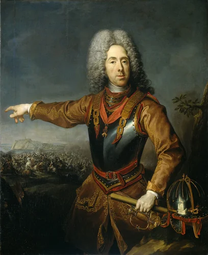 Portrait of Eugene, Prince of Savoy by Jacob van Schuppen, painting, 1718