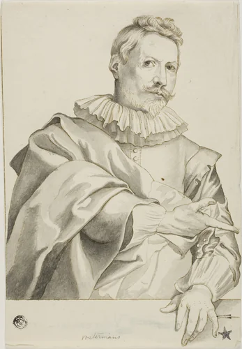 Theodoor van Loon by Anthony van Dyck, drawing, 1600-1699