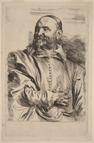 Jan Snellinx by Anthony van Dyck, print, 1626-1641