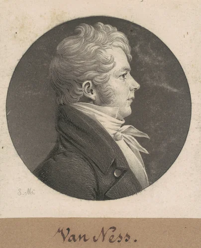 Van Ness by Charles B. J. Févret de Saint-Mémin, print, 1808