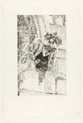 The Gothic Spirit by John Taylor Arms, print, 1922