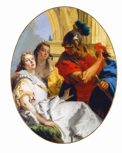 Scene from Ancient History by Giovanni Battista Tiepolo, painting, 1750