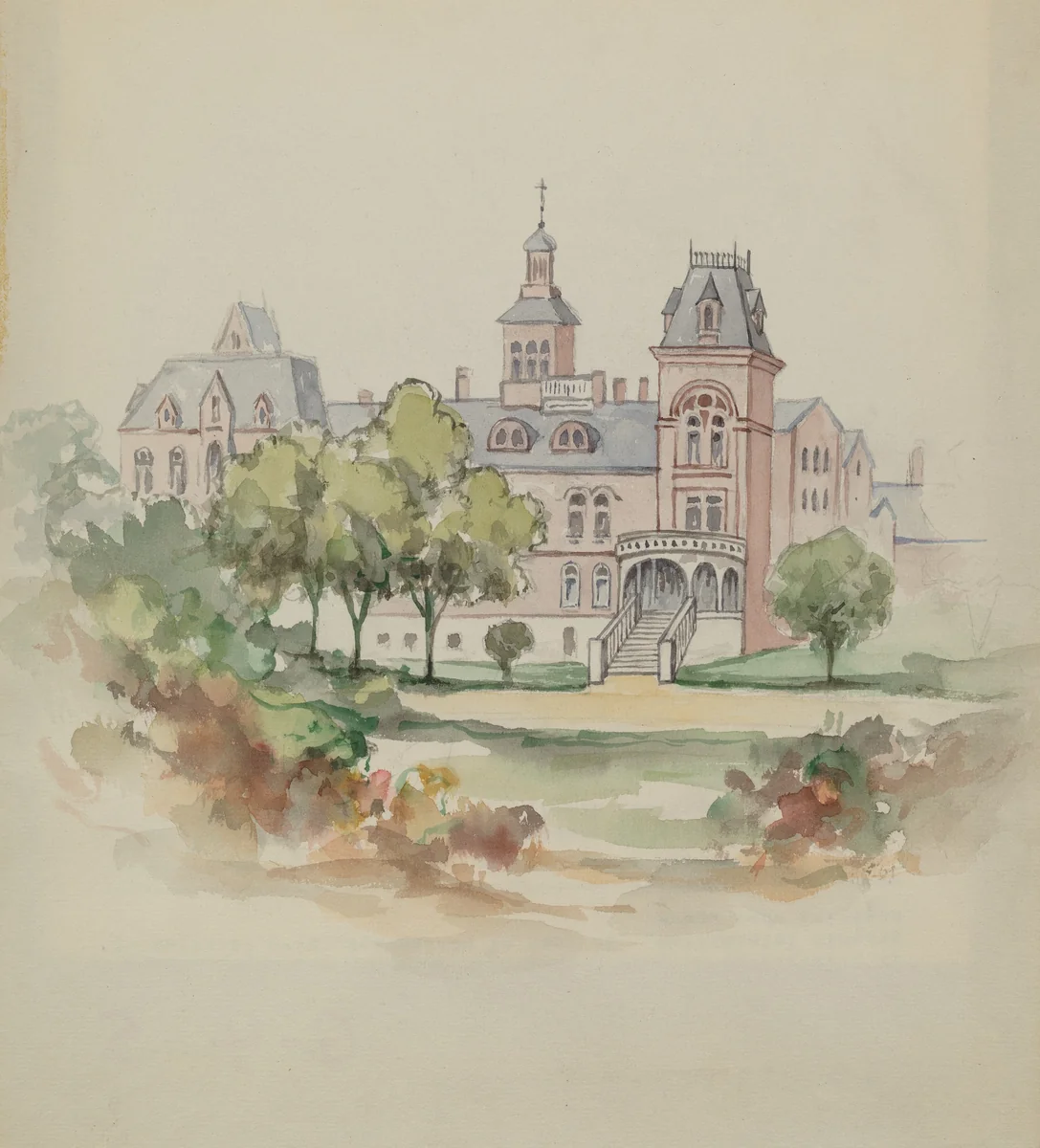 House by American 20th Century, index of american design, 1935-1942