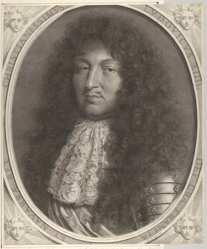 Louis XIV by Robert Nanteuil, print, 1686