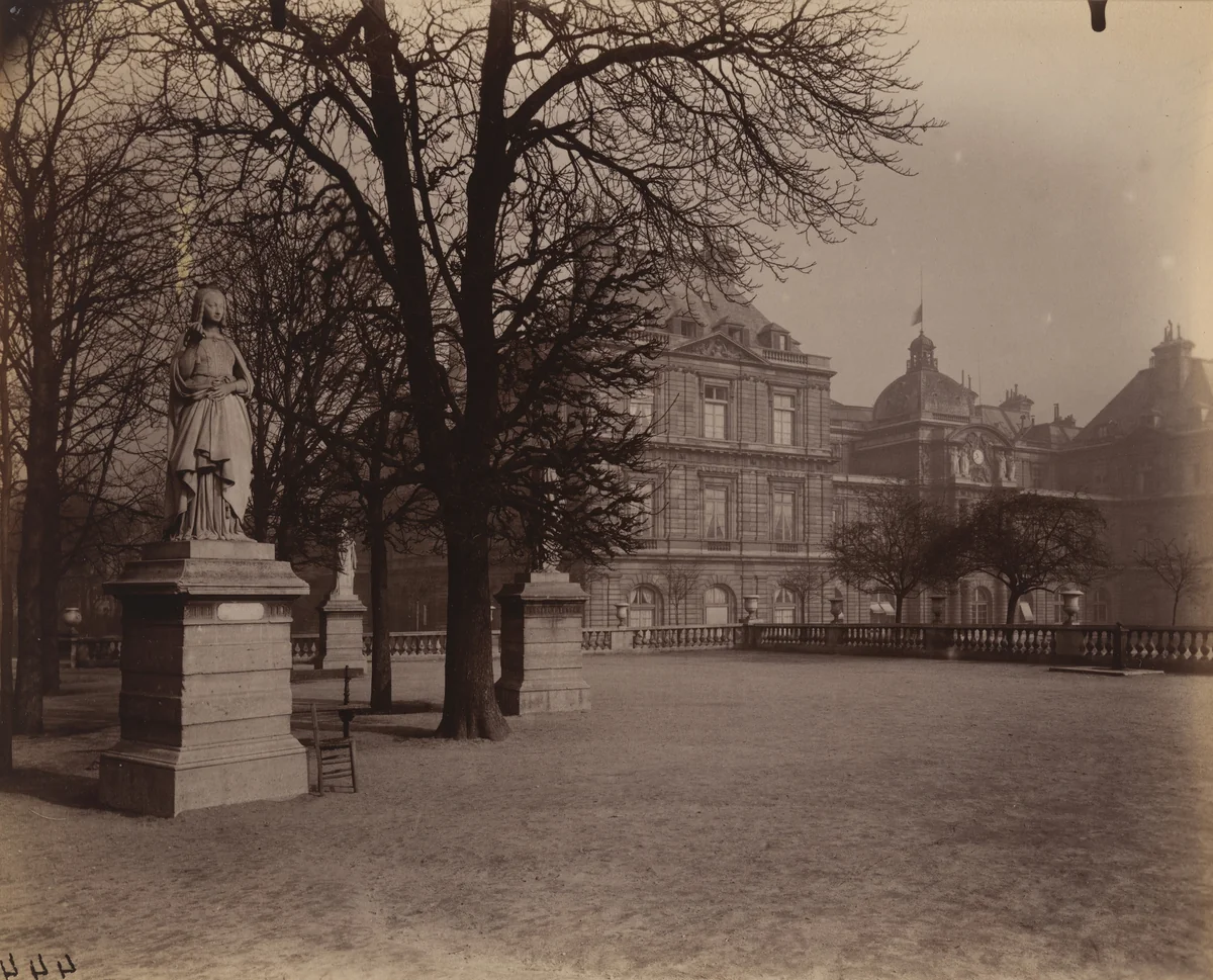 Jardin Luxembourg by Eugène Atget, photograph, 1901
