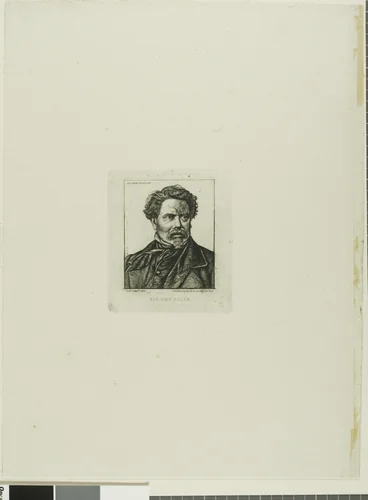 Benjamin Fillon, homme de lettres by Charles Meryon, print, 1862