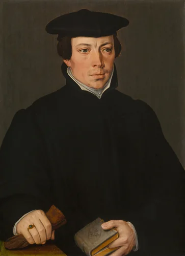 Portrait of a Young Minister by Pieter Pourbus, painting, 1535-1584