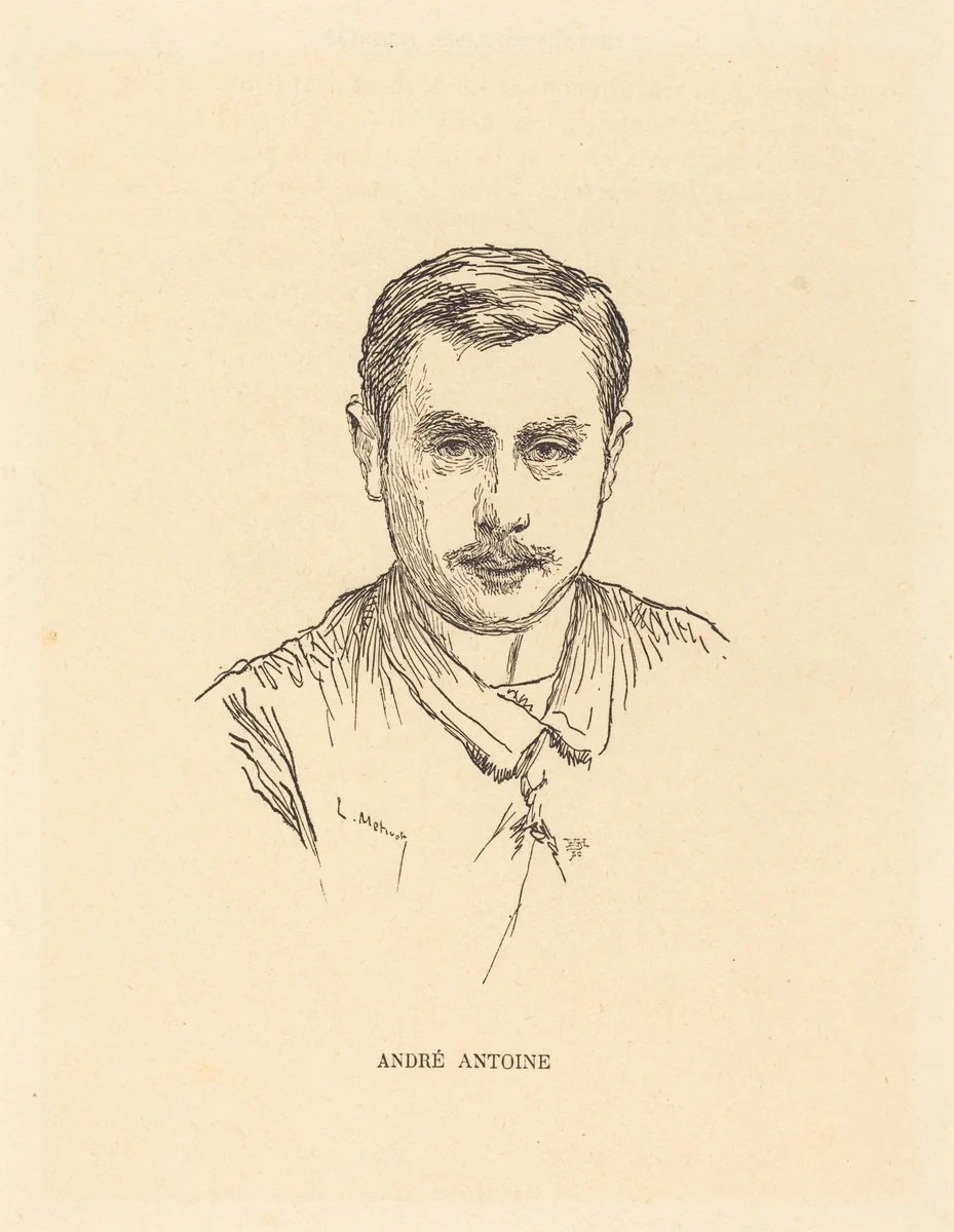 André Antoine by Lucien Métivet, print, 1890-1899